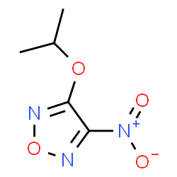 1,2,5-Oxadiazole,3-(1-methylethoxy)-4-nitro-(9CI)结构式