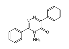 4-amino-3,6-diphenyl-1,2,4-triazin-5-one结构式
