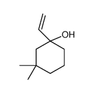 1-ethenyl-3,3-dimethylcyclohexan-1-ol Structure