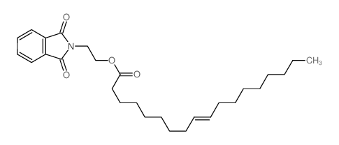 2-(1,3-dioxoisoindol-2-yl)ethyl (E)-octadec-9-enoate结构式