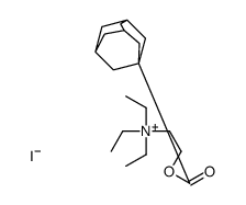 2-(adamantane-1-carbonyloxy)ethyl-triethylazanium,iodide结构式