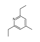 2,6-diethyl-4-methylpyridine Structure