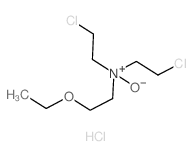 bis(2-chloroethyl)-(2-ethoxyethyl)-oxido-azanium hydrochloride Structure