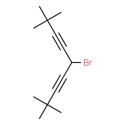 5-bromo-2,2,8,8-tetramethyl-nona-3,6-diyne结构式