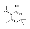 4,6,6-trimethyl-3-(methylamino)-1H-pyrimidine-2-thione结构式