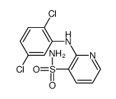 2-(2,5-dichloroanilino)pyridine-3-sulfonamide Structure