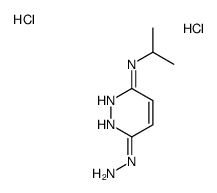 6-hydrazinyl-N-propan-2-ylpyridazin-3-amine,dihydrochloride结构式