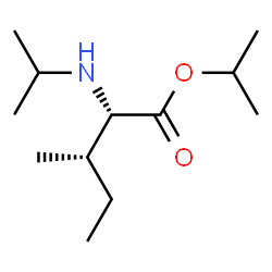 N-(1-Methylethyl)-L-isoleucine 1-methylethyl ester结构式