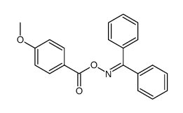 N-(p-methoxybenzoyloxy)diphenylmethanimine结构式