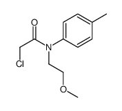 2-chloro-N-(2-methoxyethyl)-N-(4-methylphenyl)acetamide Structure