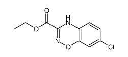 ethyl 7-chloro-2H-1,2,4-benzoxadiazine-3-carboxylate Structure