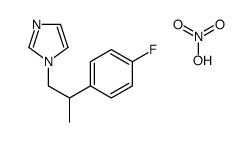 1-[2-(4-fluorophenyl)propyl]imidazole,nitric acid Structure