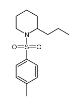 (+/-)-2-propyl-N-tosylpiperidine结构式