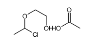 acetic acid,2-(1-chloroethoxy)ethanol Structure