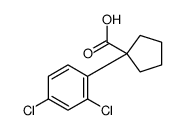 1-(2,4-dichlorophenyl)cyclopentane-1-carboxylic acid Structure