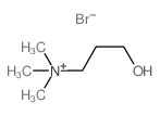 3-hydroxypropyl-trimethyl-azanium结构式