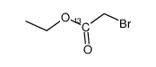 Ethyl bromoacetate-1-13C Structure