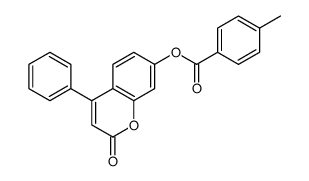 (2-oxo-4-phenylchromen-7-yl) 4-methylbenzoate Structure