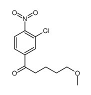 1-(3-chloro-4-nitrophenyl)-5-methoxypentan-1-one Structure