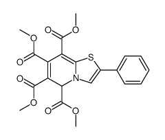 2-phenyl-5H-thiazolo[3,2-a]pyridine-5,6,7,8-tetracarboxylic acid tetramethyl ester Structure