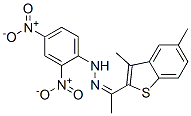 Ketone, 3,5-dimethylbenzobthien-2-yl methyl, (2,4-dinitrophenyl)hydrazone picture