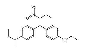1-butan-2-yl-4-[1-(4-ethoxyphenyl)-2-nitrobutyl]benzene Structure