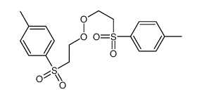 1-methyl-4-[2-[2-(4-methylphenyl)sulfonylethylperoxy]ethylsulfonyl]benzene结构式