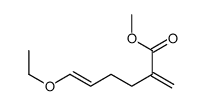 methyl 6-ethoxy-2-methylidenehex-5-enoate结构式