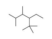 3-ethyl-2,2,4,5-tetramethylhexane结构式