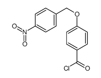 4-[(4-nitrophenyl)methoxy]benzoyl chloride Structure