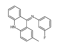 N-(3-fluorophenyl)-2-methylacridin-9-amine Structure