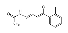 β-Chlor-o-methylzimtaldehydsemicarbazon Structure