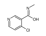 4-氯-n-甲基吡啶-3-羧酰胺结构式