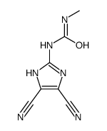 1-(4,5-dicyano-1H-imidazol-2-yl)-3-methylurea结构式