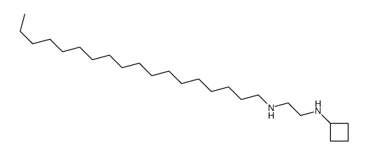 N'-cyclobutyl-N-octadecylethane-1,2-diamine结构式