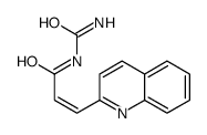 N-carbamoyl-3-quinolin-2-ylprop-2-enamide Structure