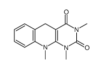 1,3,10-trimethyl-5,10-dihydropyrimido[4,5-b]quinoline-2,4(1H,3H)-dione Structure