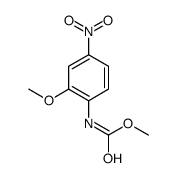 methyl N-(2-methoxy-4-nitrophenyl)carbamate结构式