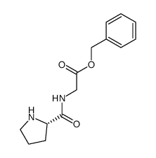 L-prolylglycine benzyl ester结构式