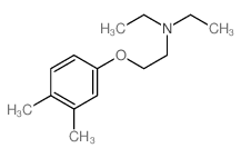 Ethanamine,2-(3,4-dimethylphenoxy)-N,N-diethyl- Structure