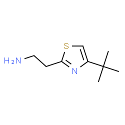 2-(4-tert-butyl-1,3-thiazol-2-yl)ethan-1-amine结构式
