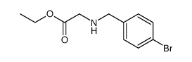 N-(4-bromobenzyl)glycine ethyl ester结构式