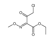 ethyl 4-chloro-2-(methoxyimino)-3-oxobutanoate结构式