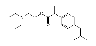ibuprofen diethylaminoethyl ester structure