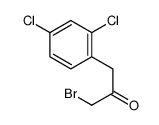 1-bromo-3-(2,4-dichlorophenyl)propan-2-one结构式