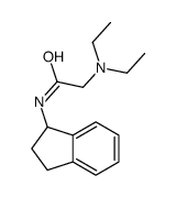 N-(Indan-1-yl)-2-(diethylamino)acetamide结构式