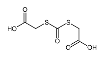 2-(carboxymethylsulfanylcarbonylsulfanyl)acetic acid Structure