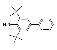 3,5-di-tert-butylbiphenyl-4-ylamine Structure