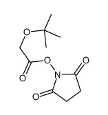 (2,5-dioxopyrrolidin-1-yl) 2-[(2-methylpropan-2-yl)oxy]acetate Structure
