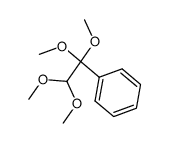 1,1,2,2-tetramethoxy-1-phenylethane结构式